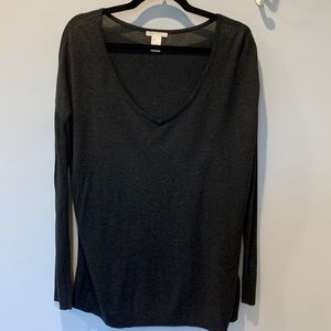 H&M Basics Lightweight V-neck Sweater